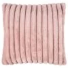 B&M Alaska Faux Fur Cushion - Blush -B&M 380787 alaska faux fur cushion