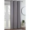 B&M Kent Woven Blackout Panel 54 X 86" - Grey -B&M 380879 kent blackout woven panel grey