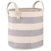 B&M Perissa Nordic Striped Basket - Blue & White -B&M 381872 nordic basket