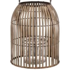B&M Large Lantern - Grey -B&M 381882 large grey lantern 3