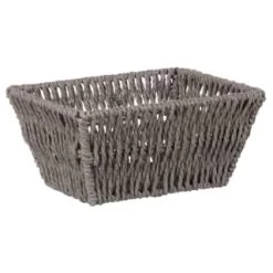 B&M Syros Mini Wicker Basket - Grey