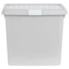 B&M Waffle Clip Box Storage Cube 14L - Grey -B&M 384966 grey 14l waffle clip box cube