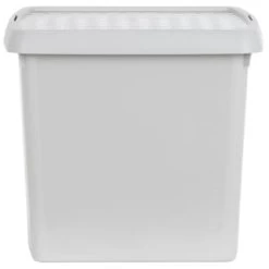 B&M Waffle Clip Box Storage Cube 14L - Grey -B&M 384966 grey 14l waffle clip box cube 2