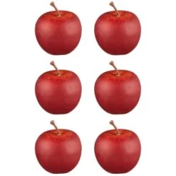 B&M Apple Decorations 6pk 7 B&M Apple Decorations 6pk -B&M 387538 apples 2