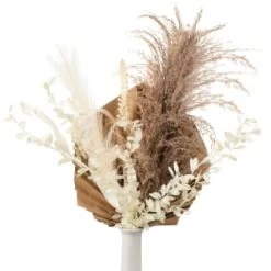 B&M Donut Vase With Dried Flowers -B&M 387548 doughnut vase with dried flowers 2