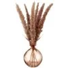 B&M Blush Vase With Pampas -B&M 387575 blush vase with pampas