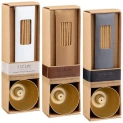 B&M Unwind Incense Sticks & Holder - Ylang Ylang, Rose, Patchouli -B&M 387610 387611 387613 incense sticks and holder group 1