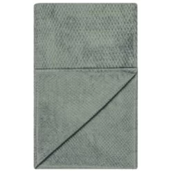 B&M Waffle Throw - Sage -B&M 388813 waffle throw sage 3