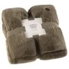 B&M Aspen Faux Fur Throw - Sage -B&M 388819 aspen faux fur throw sage 4