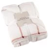 B&M Winston Check Sherpa Throw - White -B&M 388854 winston check throw with sherpa