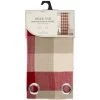B&M Highland Woven Check Panel 54 X 86" - Red -B&M 388872 highland red check panel
