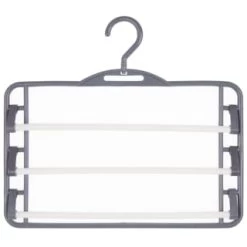 B&M Swivel Hook Trouser Hangers 2pk -B&M 389260 home organisation co 2pk trouser hangers 3