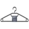 B&M Swivel Hook Hangers 8pk - Grey -B&M 389265 home organisation 8pk swivel hook hangers grey