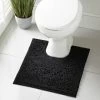 B&M Signature Noodle Pedestal Mat - Black -B&M 389582 signature ped mat black