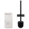 B&M Marble Toilet Brush - White -B&M 389714 marbel toilet brush