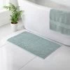 B&M Signature Microfibre Noodle Bath Mat - Sage -B&M 389763 signature bath mat sage