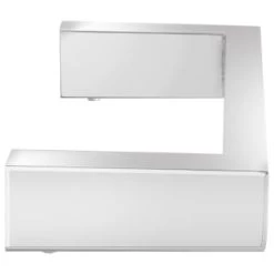 B&M Chrome Fitted Towel Ring -B&M 389953 chrome fitted towel holder 3