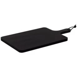 B&M Urban Paradise Black Pine Wood Serve Board -B&M 390146 black pine wood serve board with serving handle