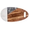 B&M Marble & Acacia Serve Board -B&M 390150 marble mix and acacia wood sevre board