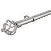 B&M Steel Mace Cage Curtain Pole 70 - 120cm -B&M 390208 390209 steel mace cage pole 3 1