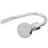 B&M Shiny Nickle Silver Orb Curtain Hold Backs 2pk -B&M 390214 shiny nickle silver orb pair holdbacks1