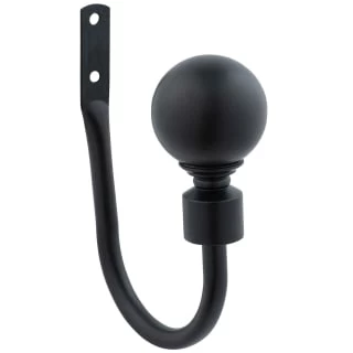 B&M Matt Black Orb Curtain Hold Backs 2pk 4 B&M Matt Black Orb Curtain Hold Backs 2pk - Image 2