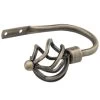 B&M Antique Brass Mace Curtain Hold Backs 2pk -B&M 390235 antique brass mace cage pair holdbacks1