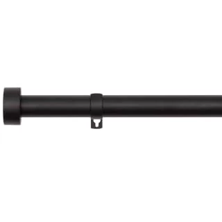 B&M Black Stud End Curtain Pole 120 - 220cm 4 B&M Black Stud End Curtain Pole 120 - 220cm - Image 2