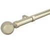 B&M Shiny Gold Orb Curtain Pole 120 - 220cm 2 B&M Shiny Gold Orb Curtain Pole 120 - 220cm -B&M 390239 390240 shiny gold orb round pole 3 1