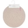 B&M Cotton Woven Placemats 2pk -B&M 390337 2pk cotton woven placemats natural