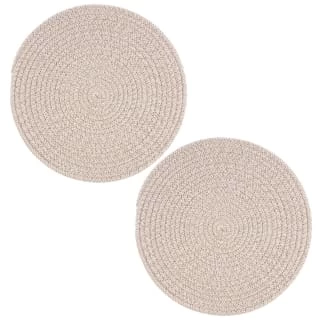 B&M Cotton Woven Placemats 2pk 5 B&M Cotton Woven Placemats 2pk - Image 3