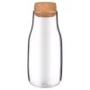 B&M Small Glass Carafe With Cork Lid -B&M 390359 small glass carafe