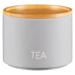 B&M Stackable Tea Coffee Sugar Storage Jars 3pk -B&M 390366 3pk stackable storage jars 3