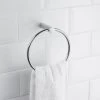 B&M Chrome Towel Ring -B&M 390498 chrome towel ring