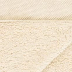 B&M Alba Waffle Sherpa Throw -B&M 390765 alba waffle sherpa throw 3