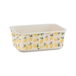 B&M Rectangular Tubs 2pk - Lemons -B&M 392929 2pk reuse and repurpose rectangle tubs lemon 6