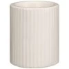 B&M Ribbed Tealight Holder - Cream -B&M 394331 tealight holder