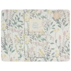 B&M Floral Placemat & Coaster Set 8pc 8 B&M Floral Placemat & Coaster Set 8pc -B&M 394455 floral placemat and coaster set 8pc