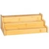 B&M Extendable 2 Tier Bamboo Cupboard Organiser -B&M 394547 extendable bamboo cupboard organiser