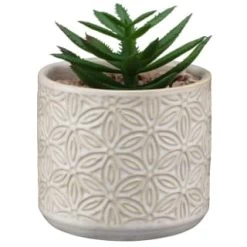 B&M Assorted Embossed Pots -B&M 394664 embossed pot 3