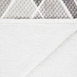 B&M Simply Geo Waffle Throw - Grey -B&M 394917 simply geo waffle throw grey 3