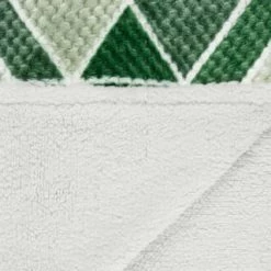 B&M Simply Geo Waffle Throw - Green -B&M 394920 simply geo waffle throw green 4