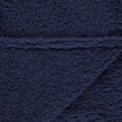 B&M Simply Teddy Navy Rolled Throw -B&M 394931 teddy throw navy 3