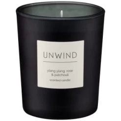 B&M Unwind Scented Candle - Ylang Ylang & Rose & Patchouli