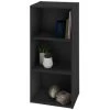 B&M Essentials 3 Tier Shelf - Black -B&M 395642 essentials 3 tier shelf black