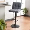 B&M Michigan Barstool -B&M 395688 home collection grey barstool
