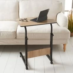 B&M Michigan Adjustable Laptop Table With Wheels