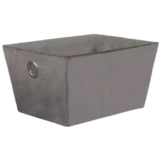 B&M Velvet Papertray - Grey 3 B&M Velvet Papertray - Grey