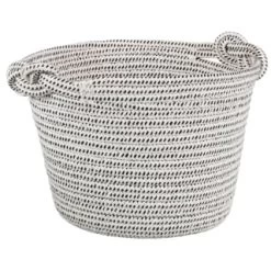 B&M Cara Rope Basket With Handle - Mono