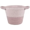B&M Two Tone Rope Basket - Pink 2 B&M Two Tone Rope Basket - Pink -B&M 395885 two tone rope basket pink
